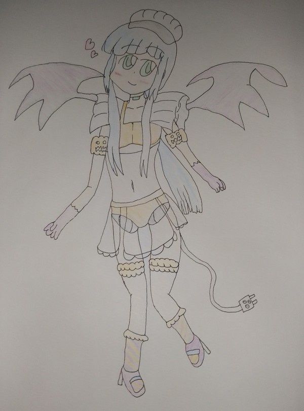 ハロウィン仕様のメイドロボ アオイさん