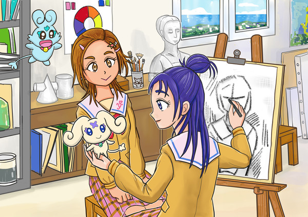 ふたりはプリキュア スプラッシュスター 美術部室の舞ちゃん!