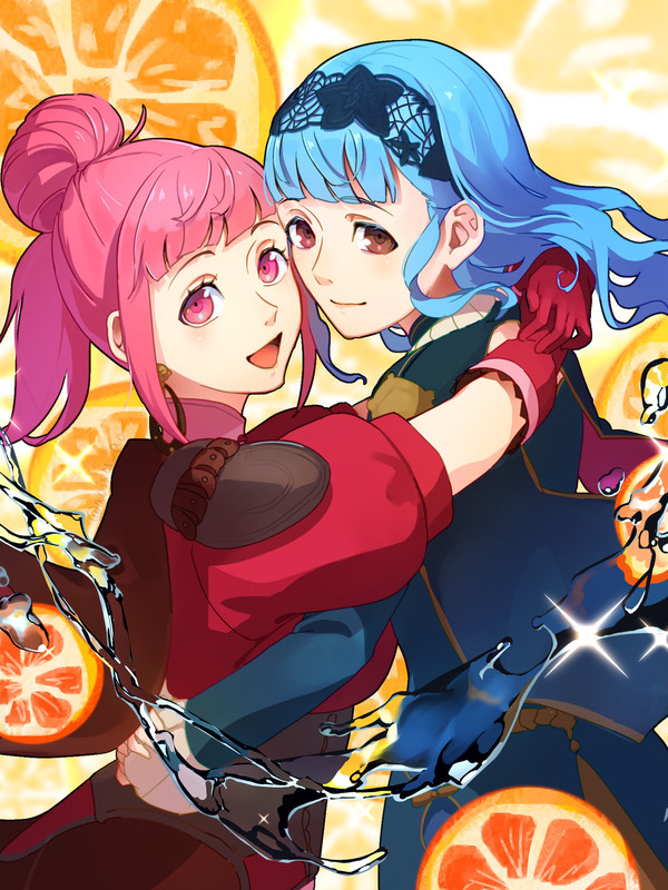 ヒルダちゃんとマリアンヌちゃん