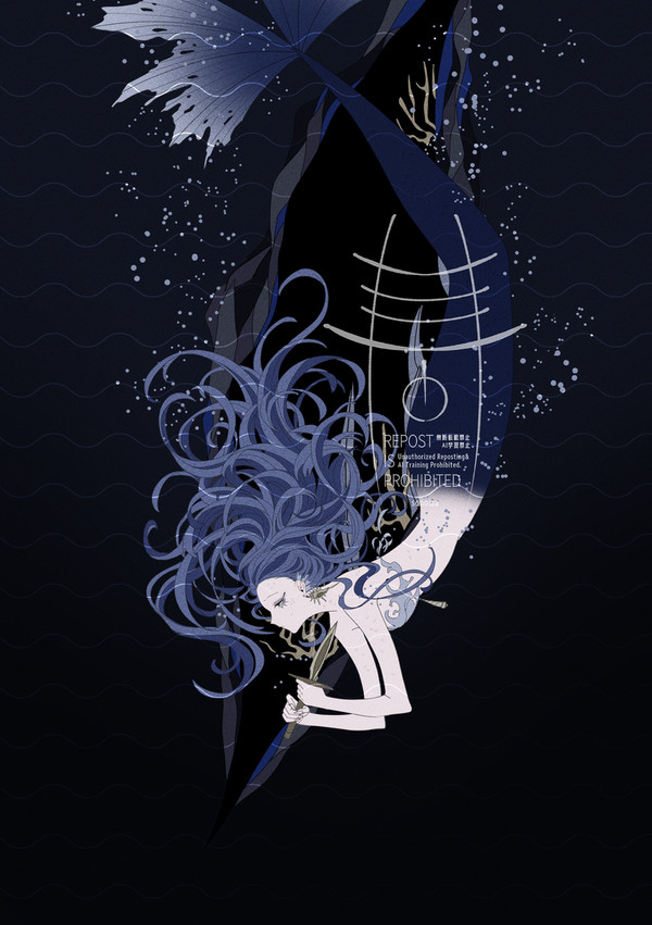 【創作】救い (人魚)