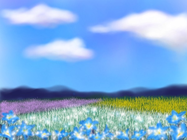 霊界の花畑