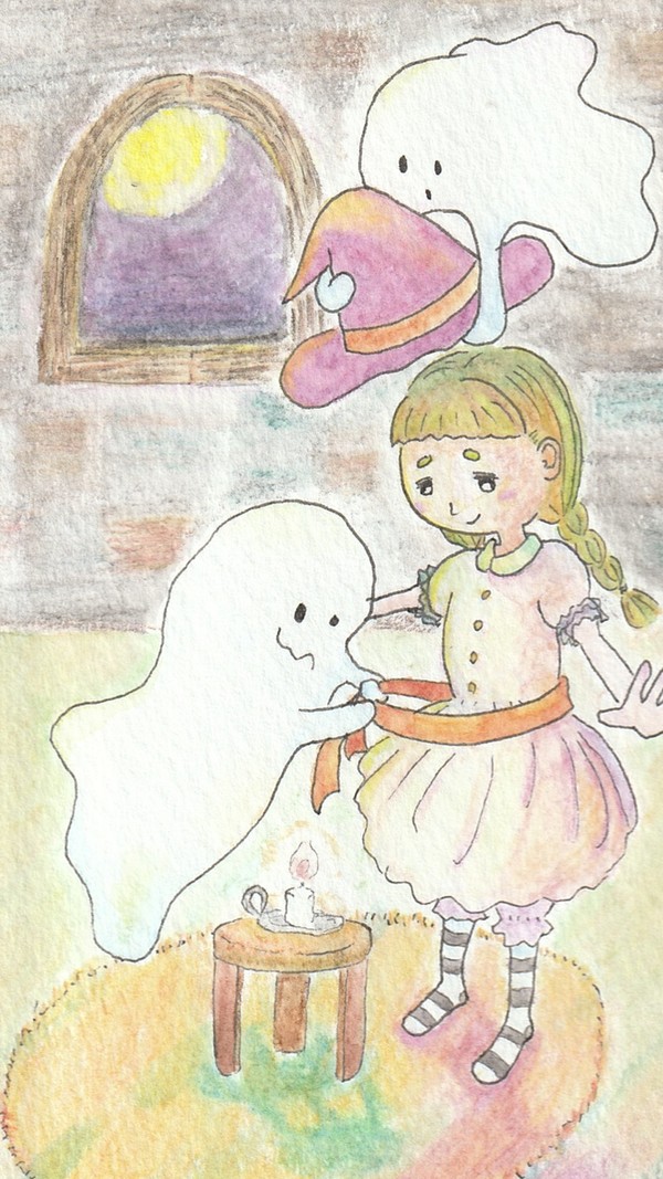 おめかし中