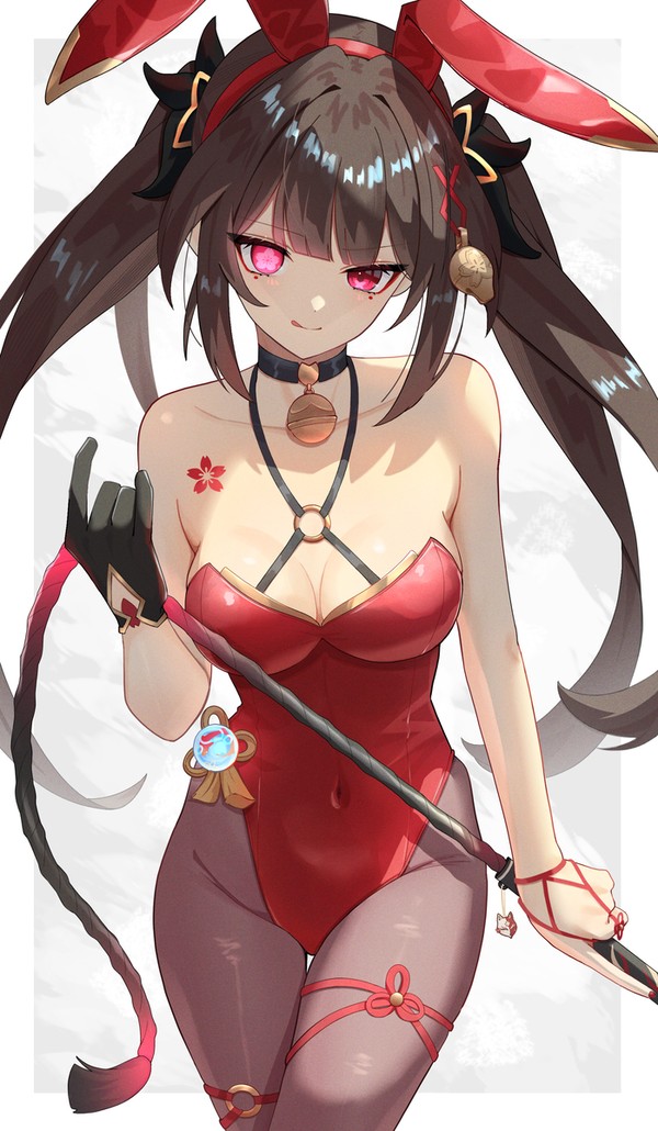 気の強いうさぎさん(花火)