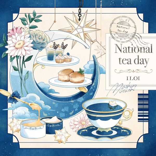 星夜の紅茶と三日月アフタヌーンティー