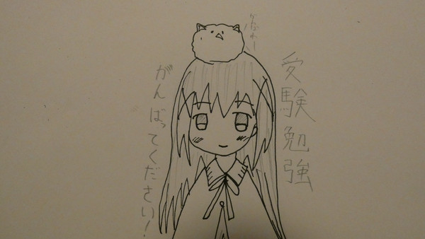 応援してくれるチノちゃん