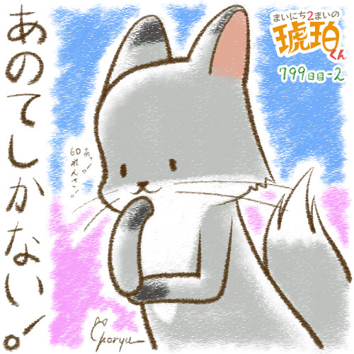 まいにち2まいの琥珀くん　2024年10月分