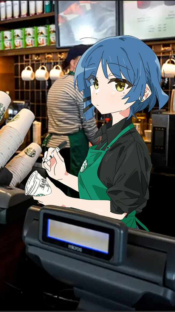 Ryo works in Starbucks
