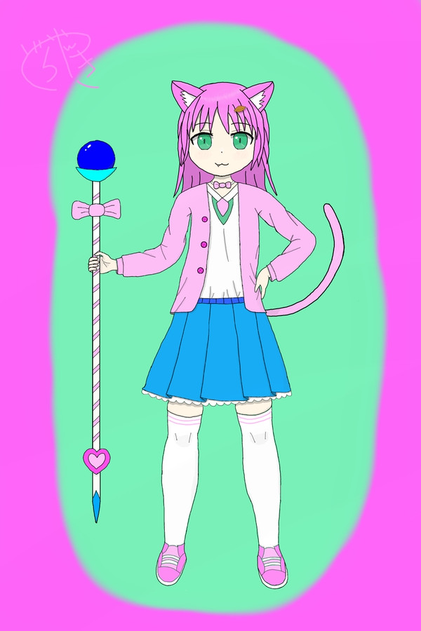 【オリキャラ】甘菓子すあま　立ち絵その1