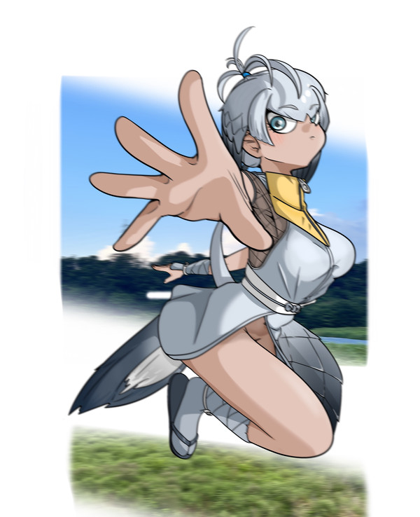 なんか速そうなハシビロコウ