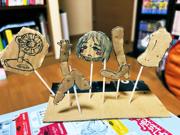 お風呂上がりの乾燥中