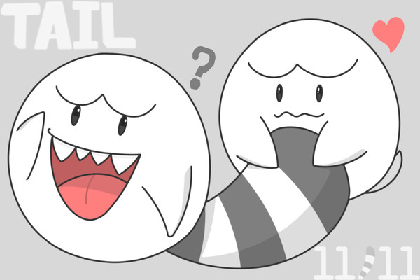 珍しいしっぽ✨