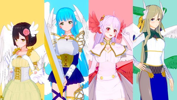 コイカツ(MOD込み)で作った四大熾天使