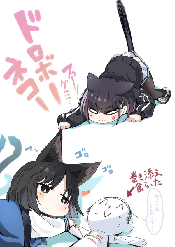 猫のケンカ