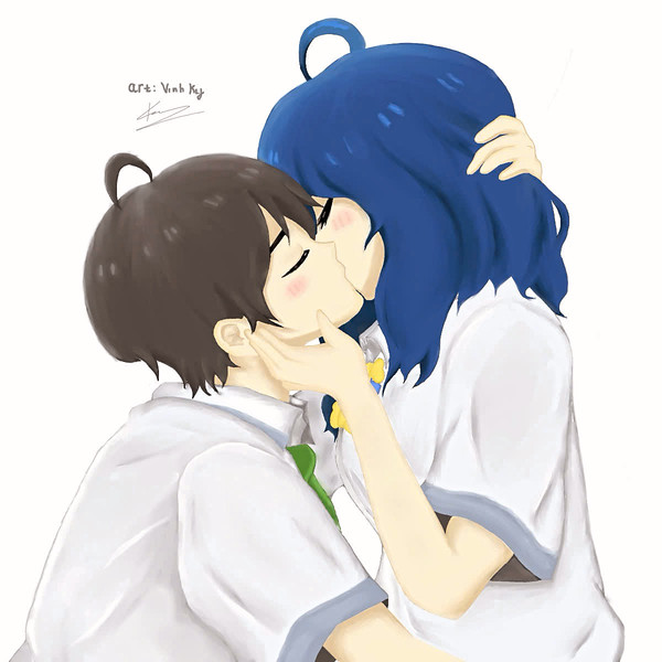 Yanami and Nukumizu kiss!