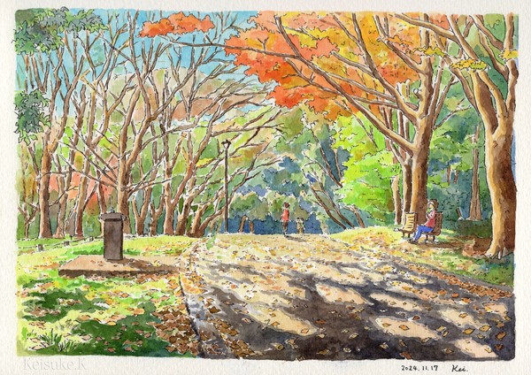 秋の根岸森林公園
