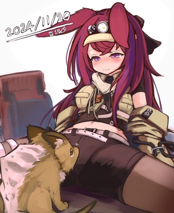 レイちゃんとサンドビーストが仲良くスキンシップしてるだけ