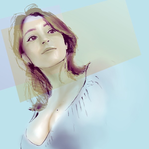 落書き途中 1