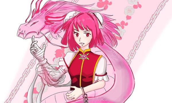 Kasen and pink dragon