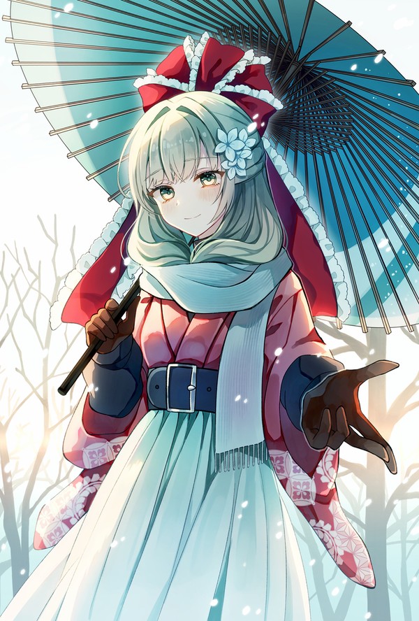 12月の冬の始まり雛ちゃん