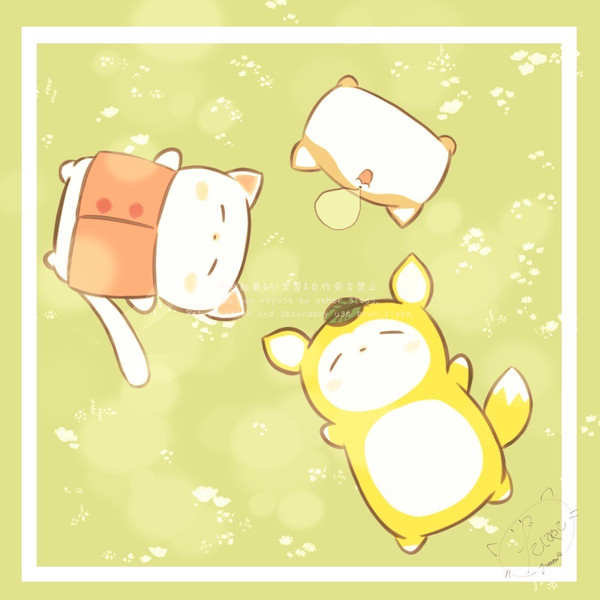 日向ぼっこするだにゃこ