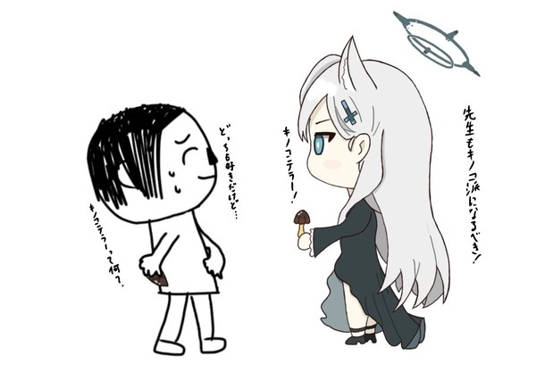 ん。きのこ派