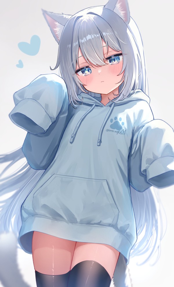 ゆるだぼパーカーツキシロちゃん