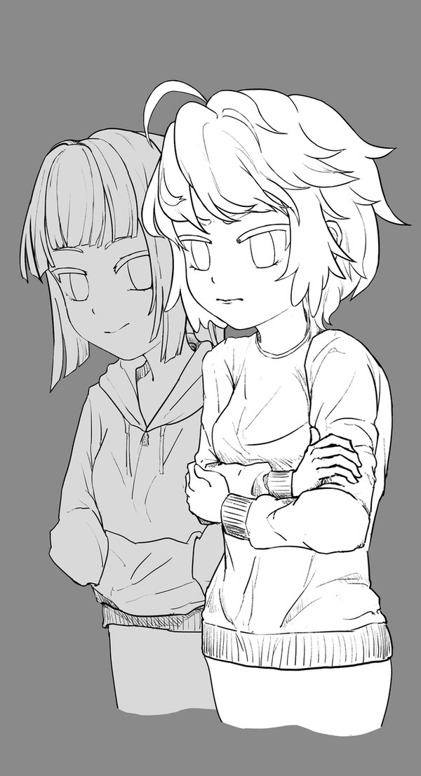 并行的两人