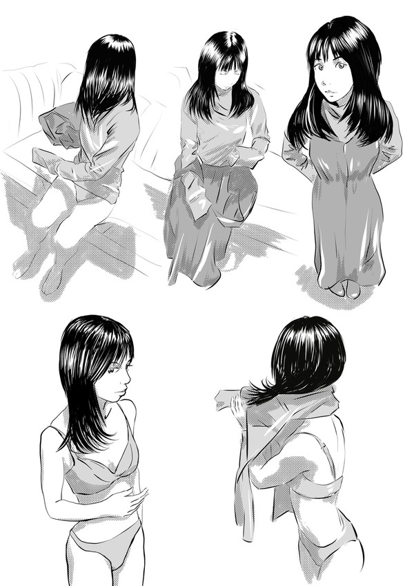 着替え中