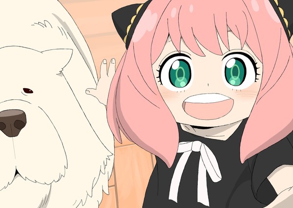 アーニャ&ボンド(模写)