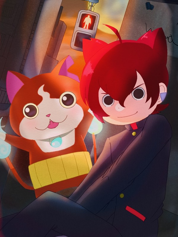 じんぺいとジバニャン