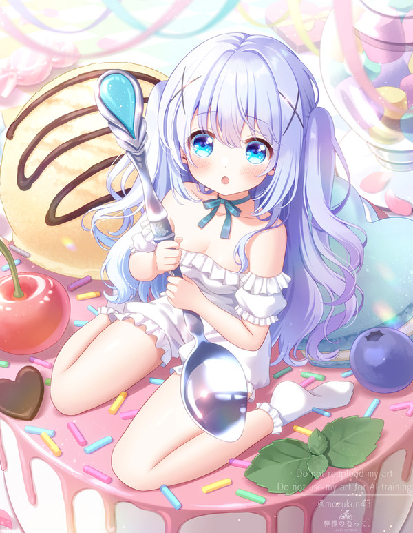 チノちゃん誕生日おめでとう💙💜💛