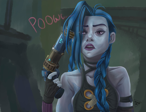 Jinx arcane style practice