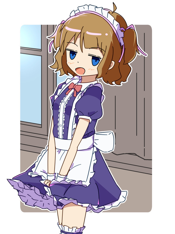 メイド服桃子先輩