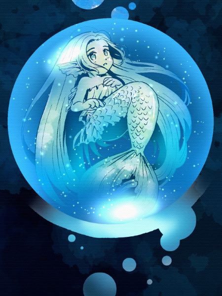 ガラス玉人魚