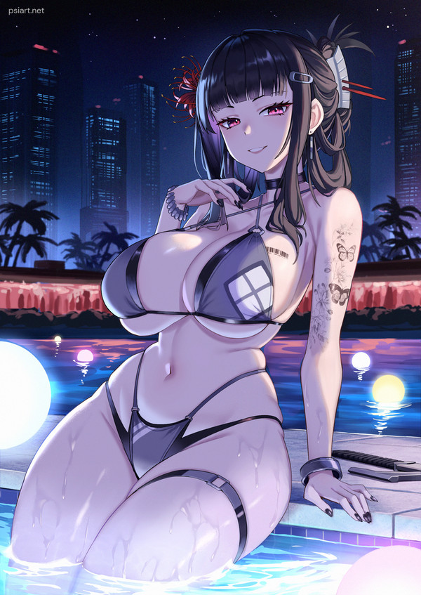 D Night Pool