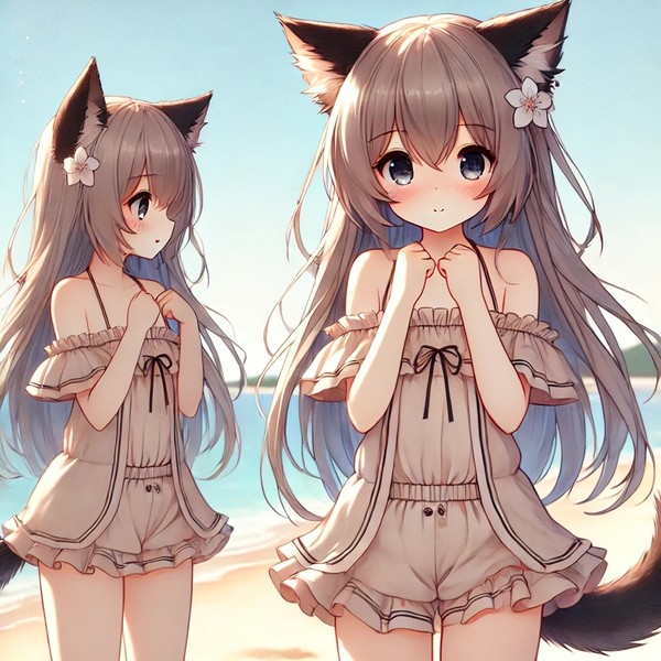 ケモミミロリ（水着ver）