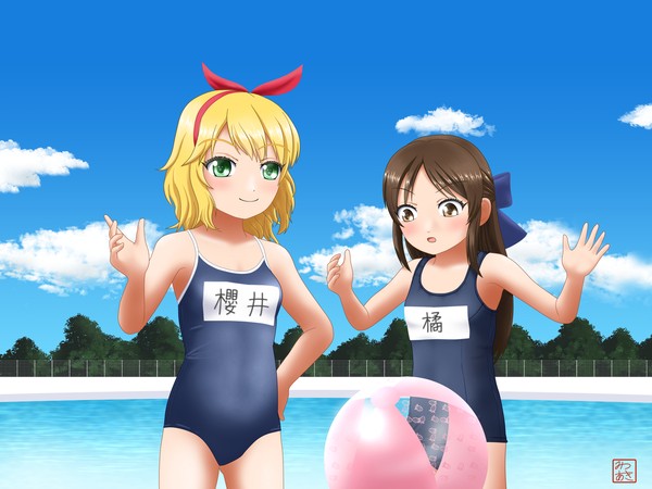 ももありスク水