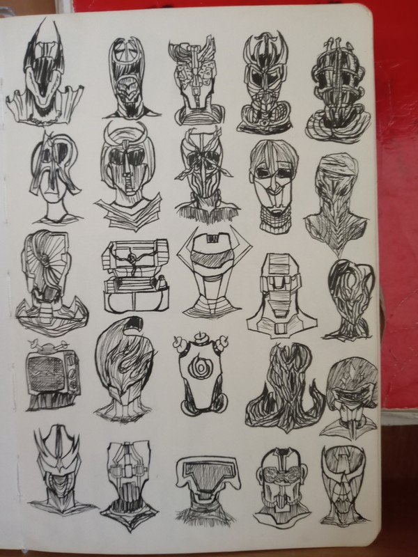 A collection of heads
