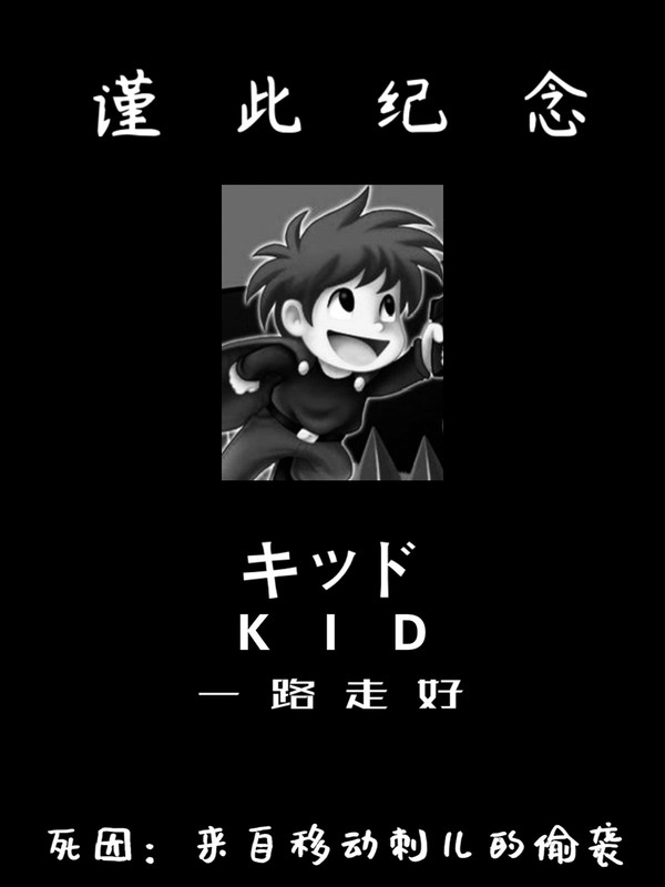 谨此纪念kid君（笑）