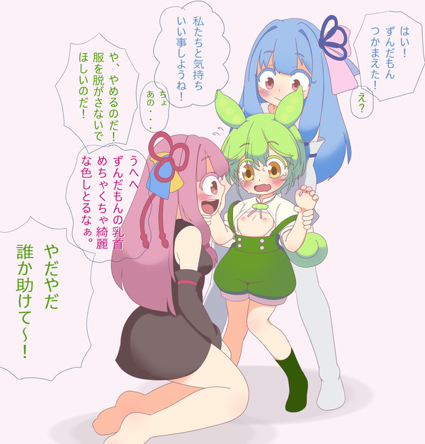 琴葉姉妹に目をつけられたずんだもん