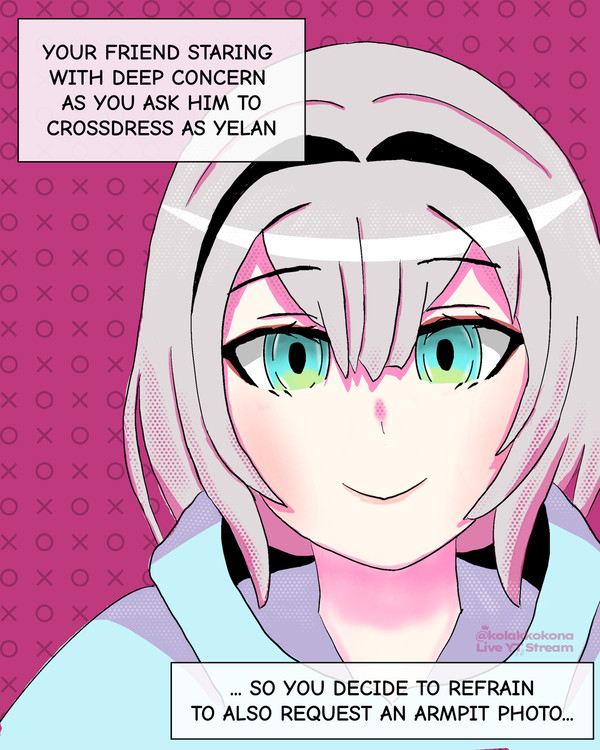I Pay My Friend Cosplaying Yelan