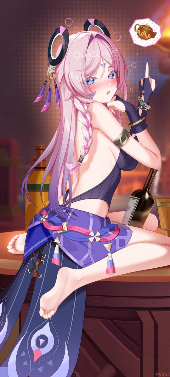 她好可爱啊！