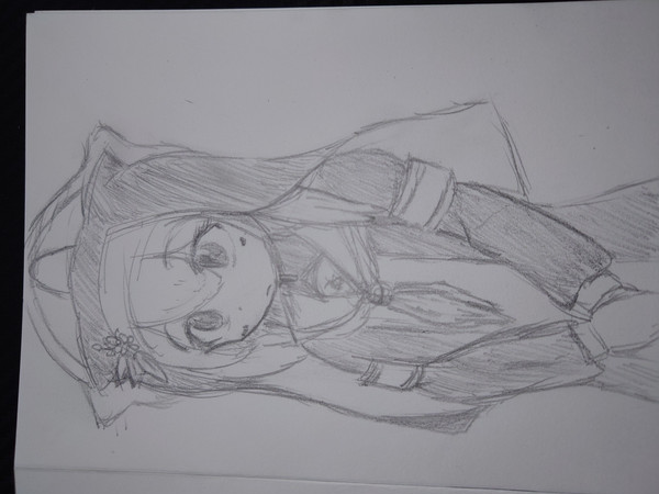 鉛筆落書き