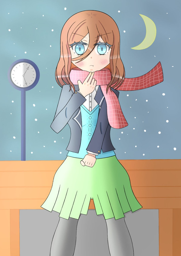 中野三玖を描いてみました!