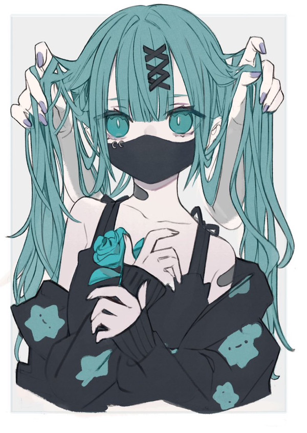 手ツインテール