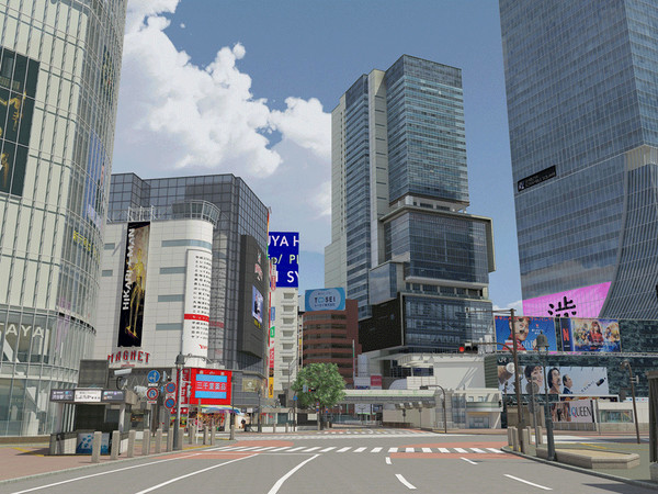 渋谷駅前・宮益坂・宮下パーク周辺3D