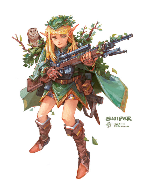 Sniper character design