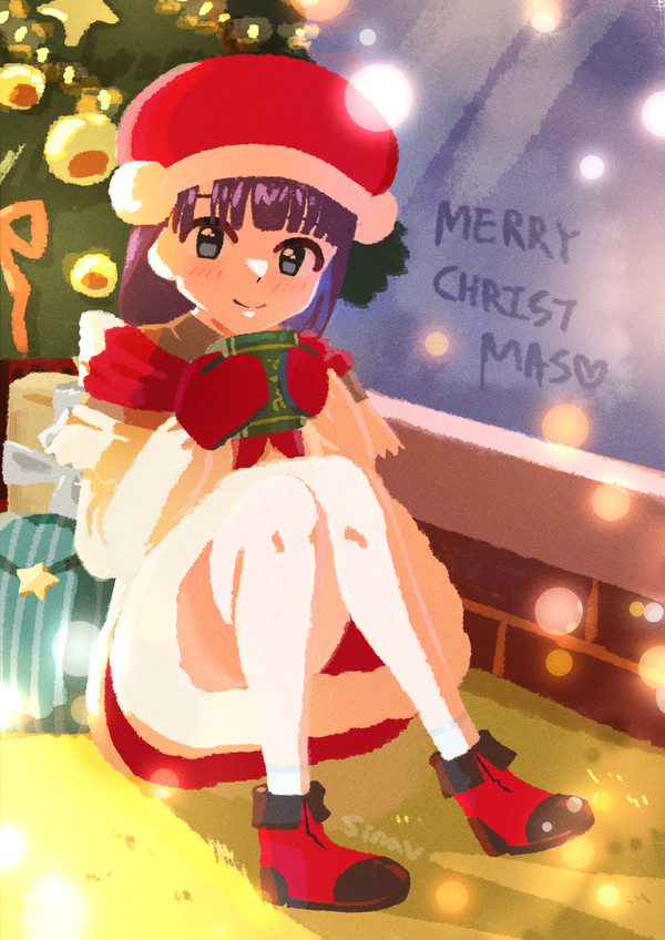 窓辺のクリスマス