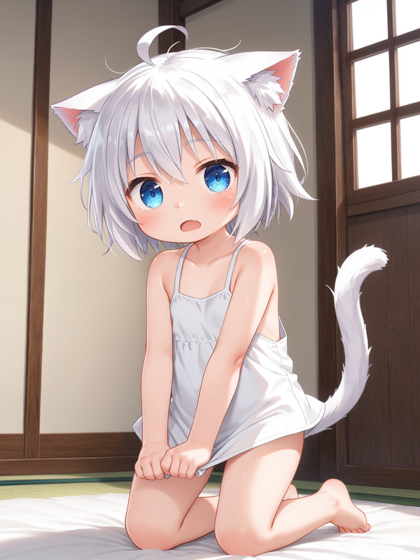 白ねこちゃん５　仮