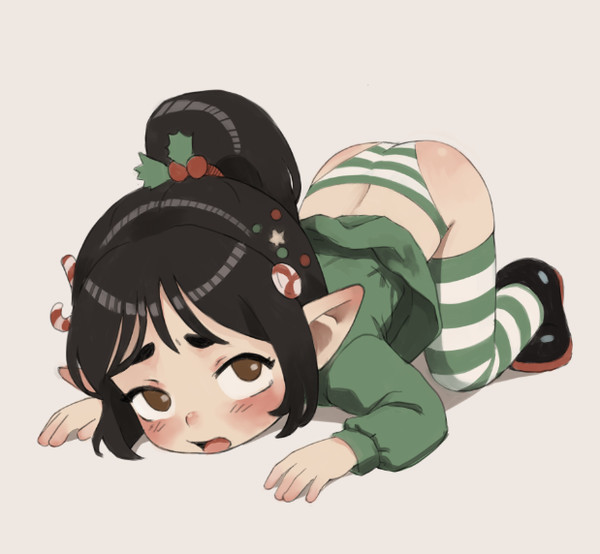 Vanellope santa's elf
